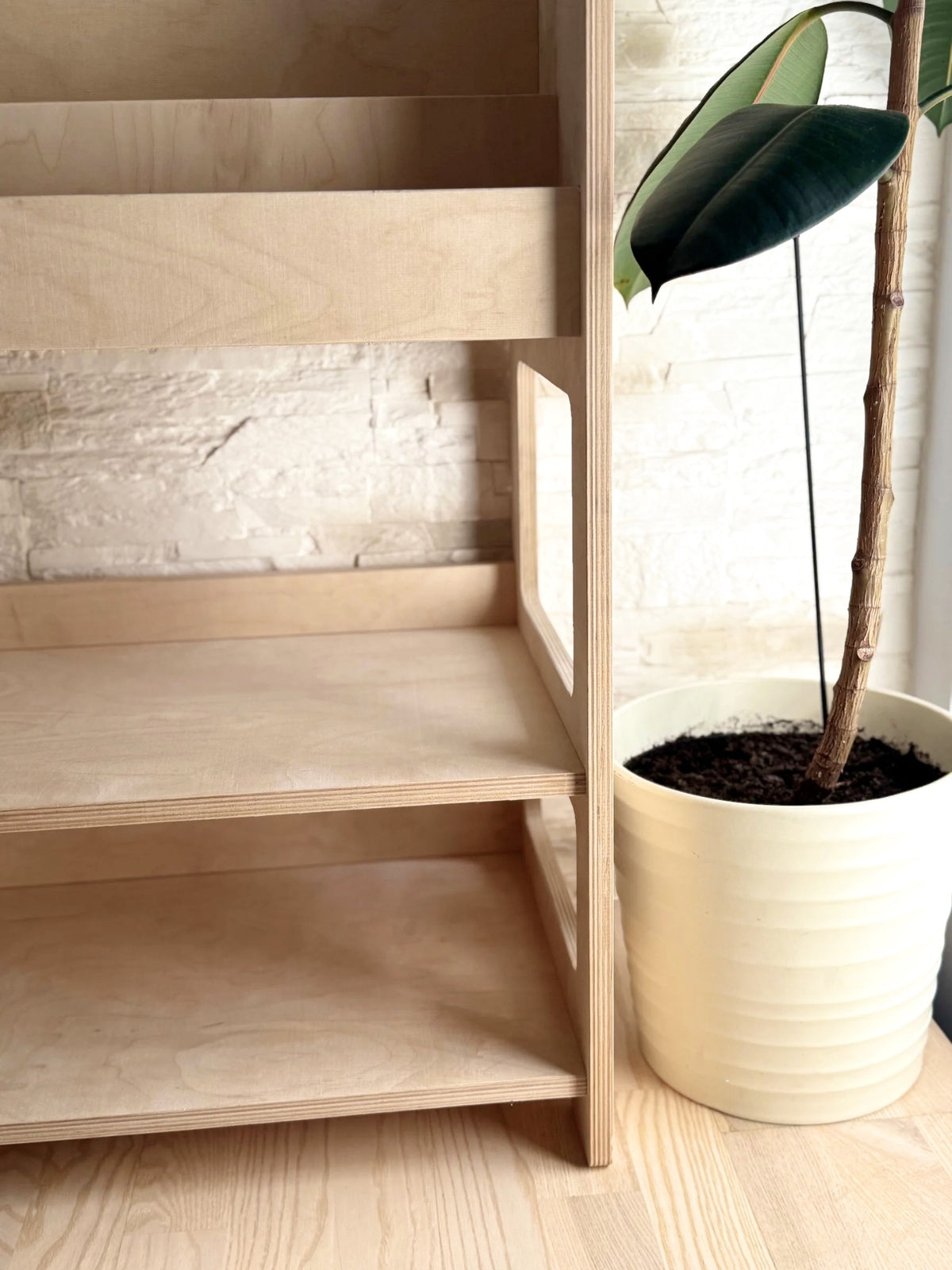Boekenrek Montessori met Opbergvak – afbeelding 3
