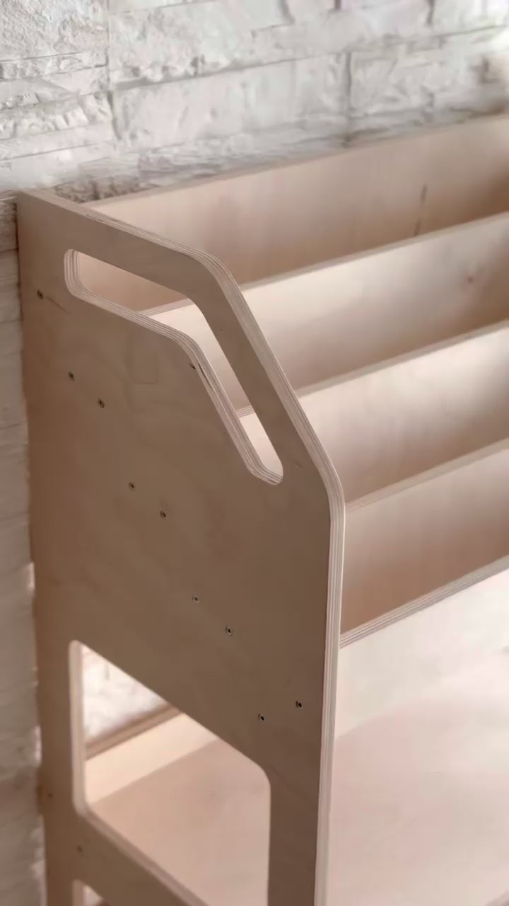 Boekenrek Montessori met Opbergvak – afbeelding 6