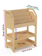 Boekenrek Montessori met Opbergvak – afbeelding 8