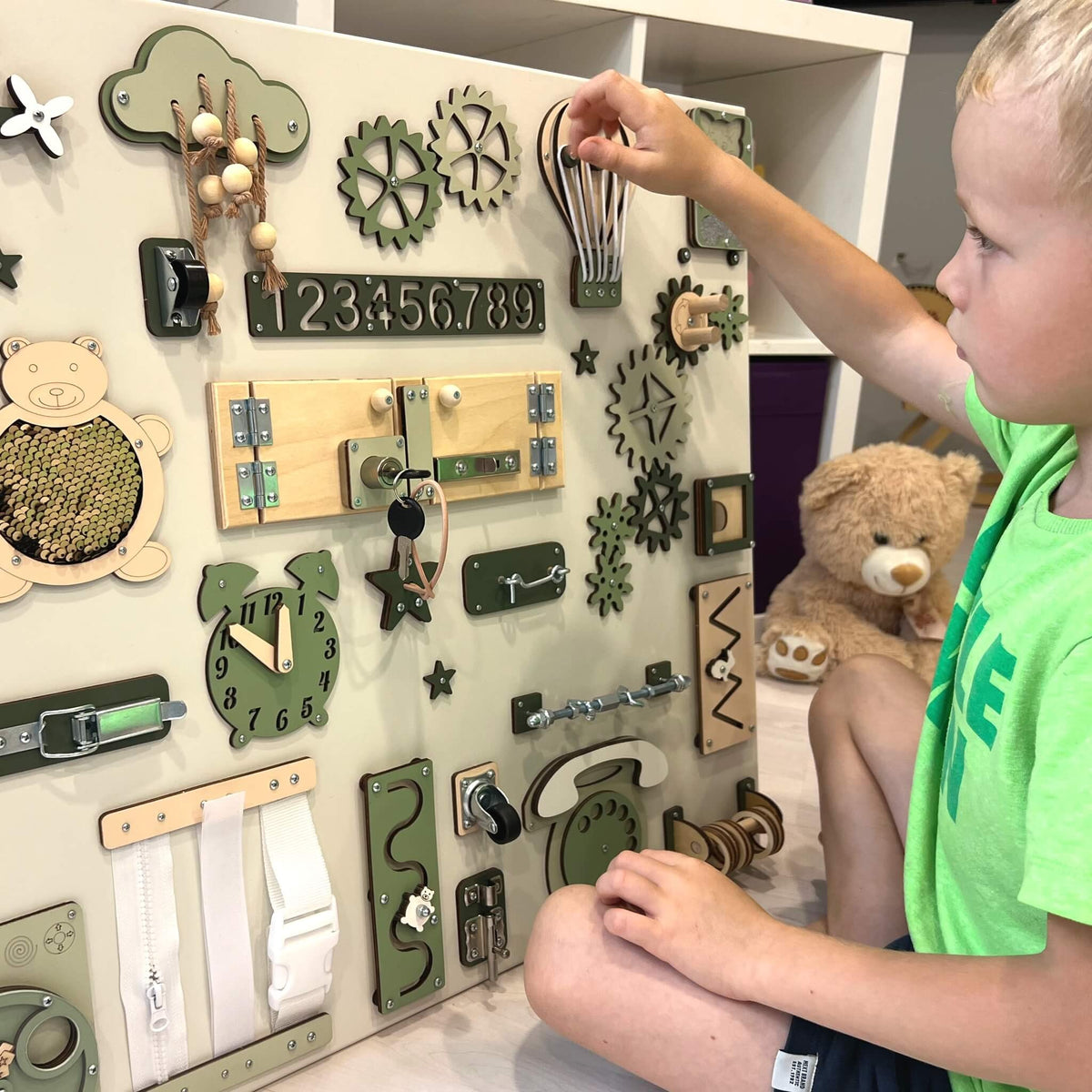 Busy Board Leren 60x70 – afbeelding 2