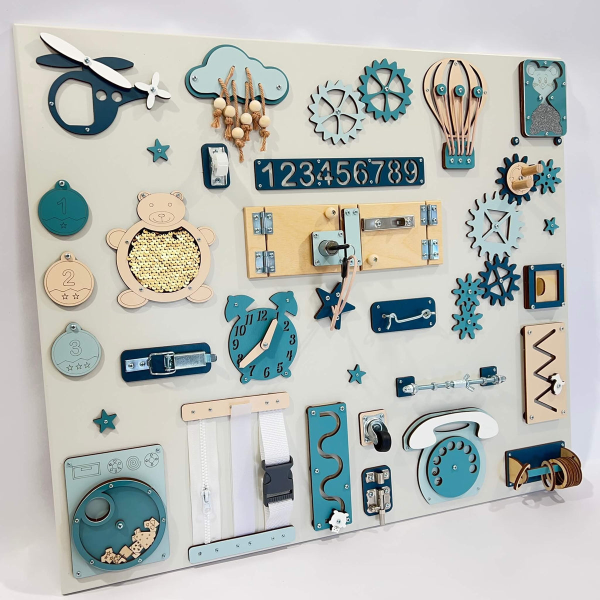 Busy Board Leren 60x70 – afbeelding 3