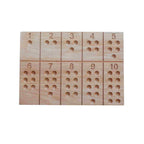Houten Montessori cijferbord – afbeelding 2