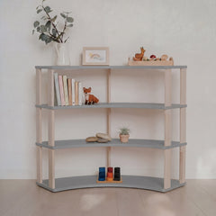 Montessori Boogrek 4 Planken Grijs Naturel