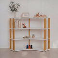 Montessori Boogrek 4 Planken Wit Bruin