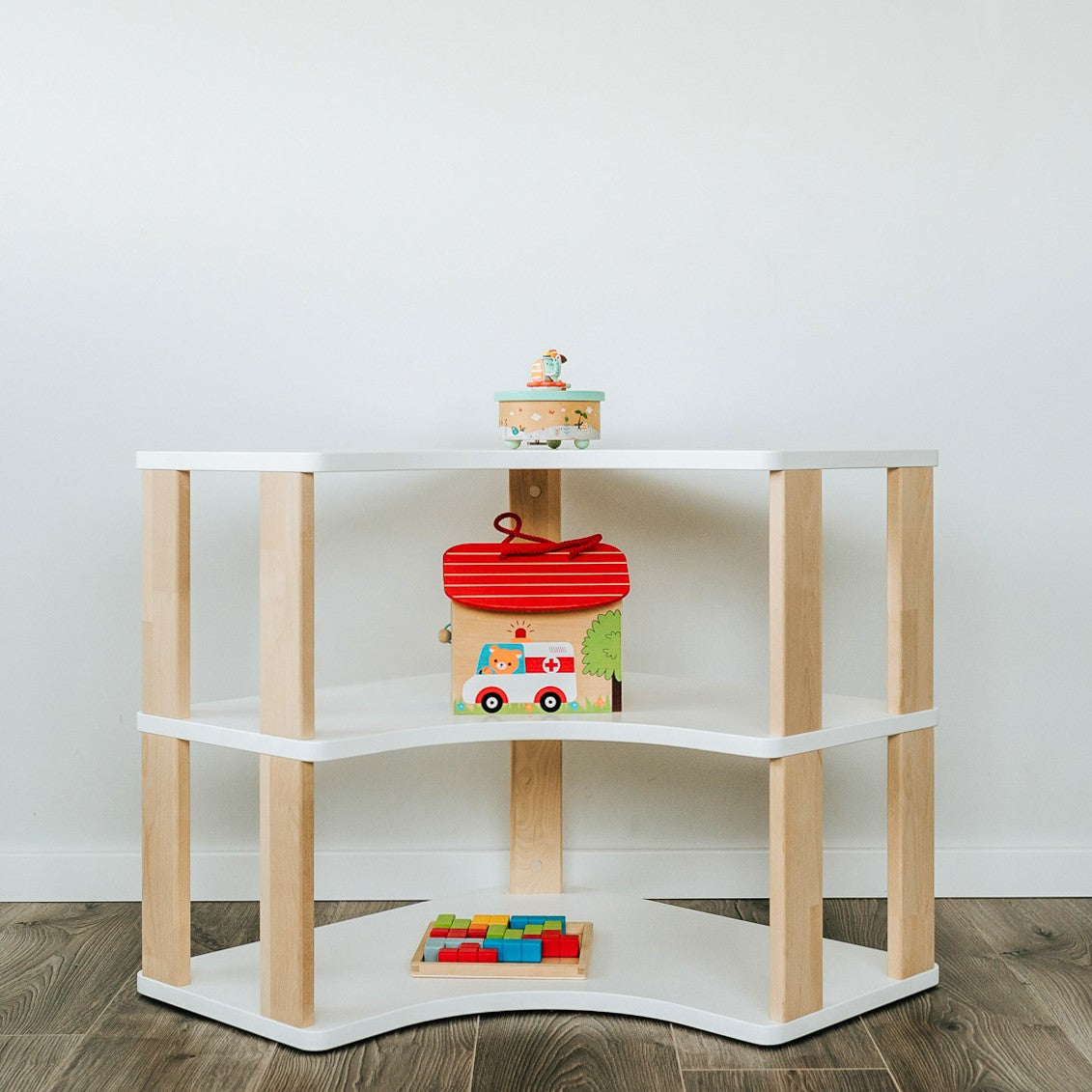 Montessori Hoekrek 3 Planken – afbeelding 2