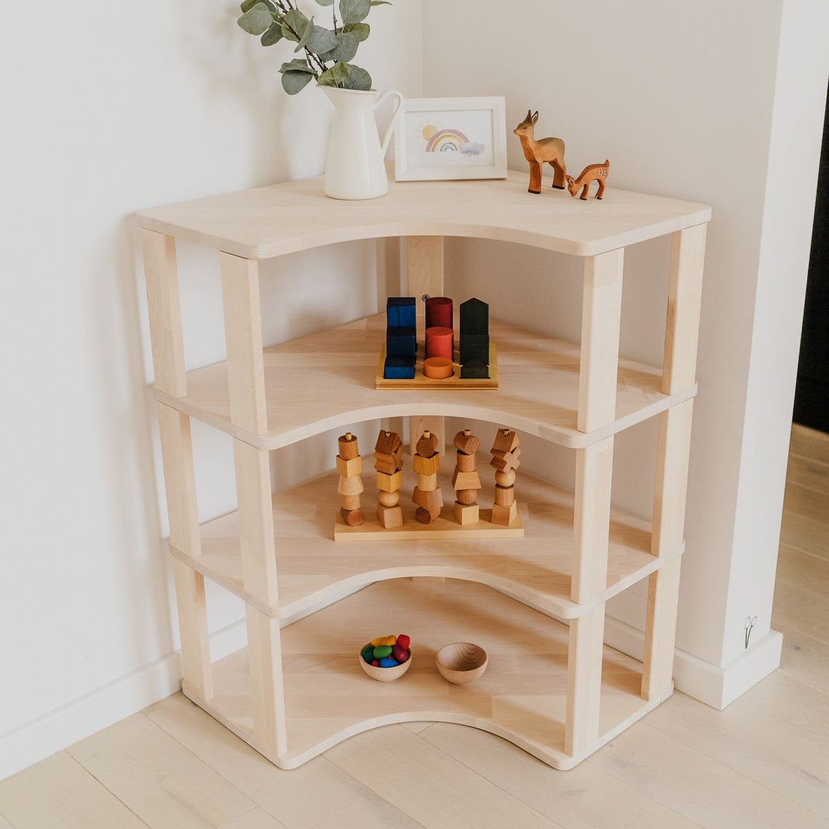 Montessori Hoekrek 4 Planken – afbeelding 2