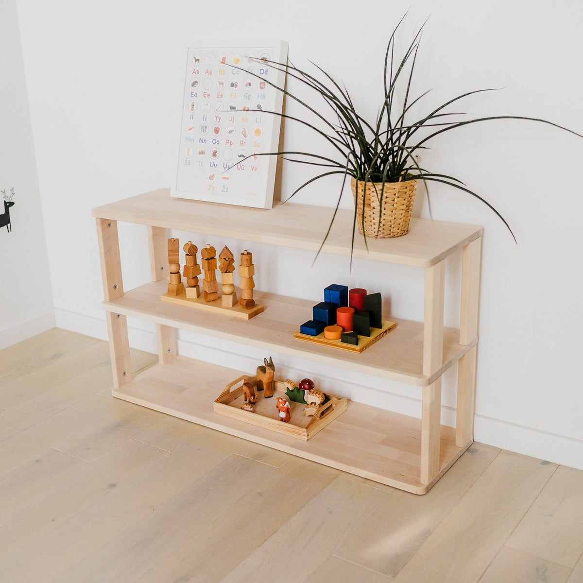 Montessori Rek Breed 3 Planken – afbeelding 3