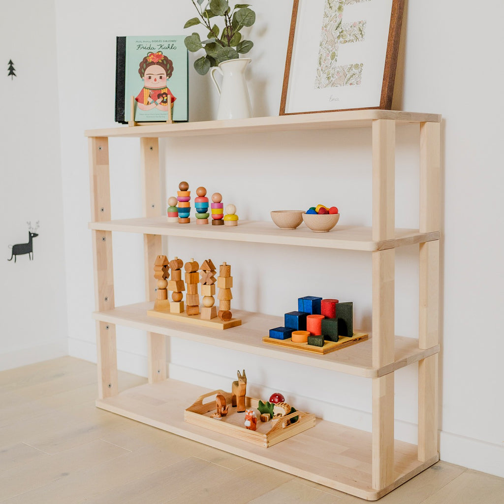Montessori Rek Breed 4 Planken – afbeelding 2