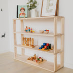 Montessori Rek Breed 4 Planken – afbeelding 2