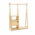 Montessori kledingkast naturel