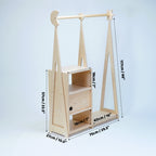 Montessori kledingkast naturel – afbeelding 6