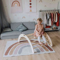 Houten Montessori klimboog naturel