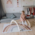 Houten Montessori klimboog naturel