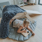 Opvouwbaar houten Montessori klimrek met glijbaan – afbeelding 4