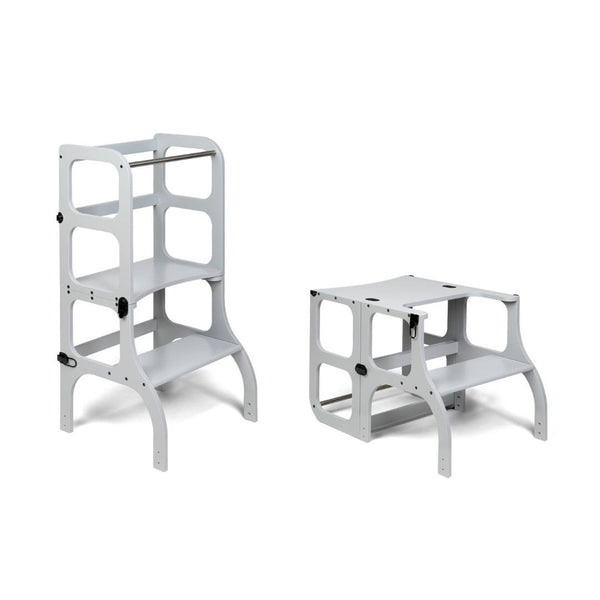 Leertoren 2-in-1 Step'n'Sit Grijs