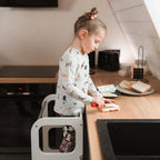 Leertoren 2-in-1 Step'n'Sit grijs – afbeelding 4