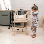 Leertoren 2-in-1 Step'n'Sit naturel – afbeelding 6