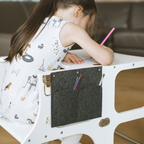 Leertoren 2-in-1 Step'n'Sit wit – afbeelding 7