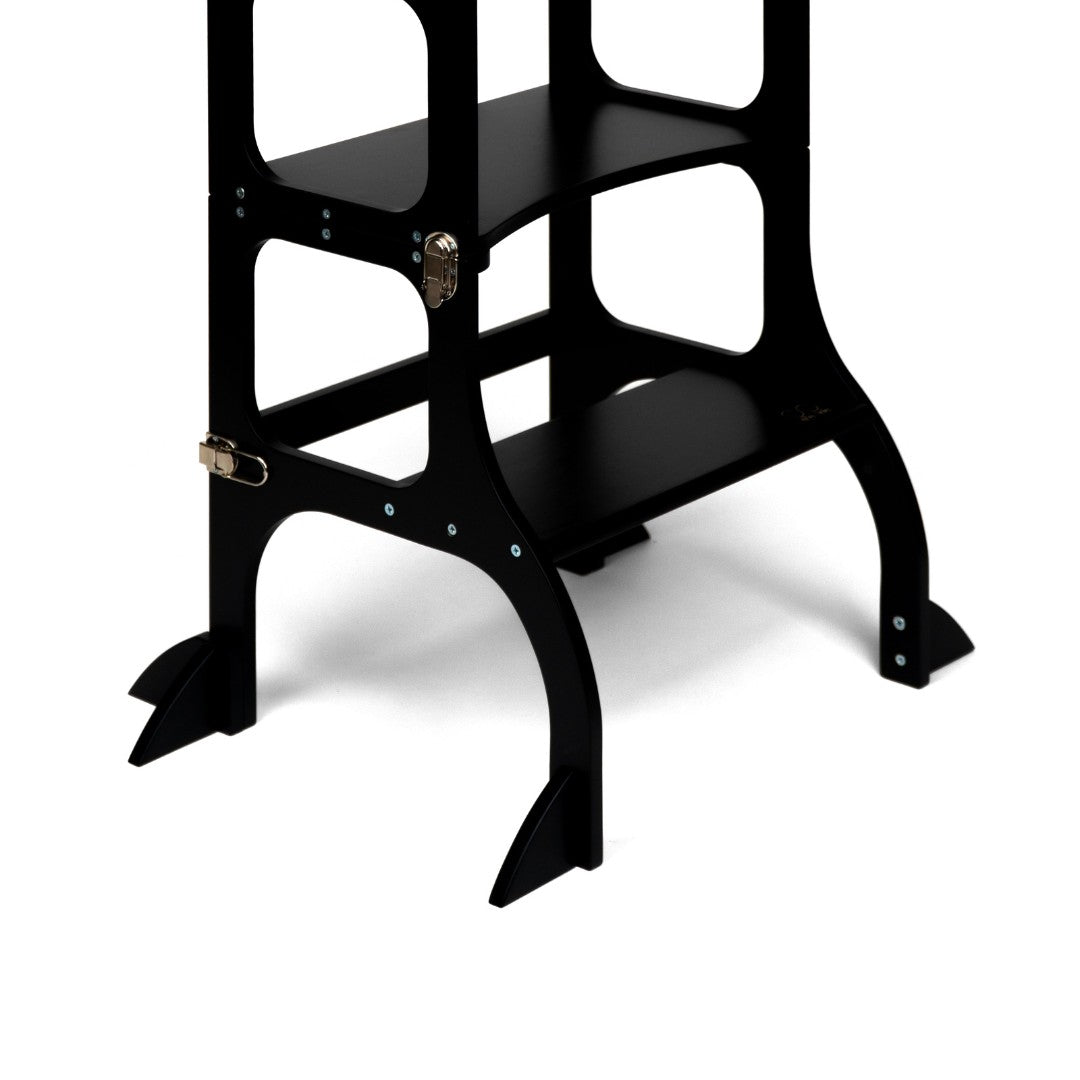 Leertoren 2-in-1 Step'n'Sit zwart – afbeelding 7
