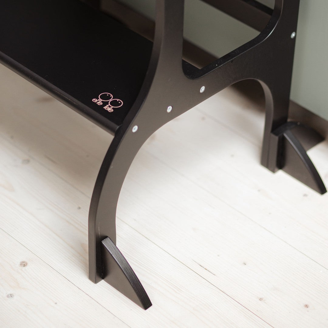 Leertoren 2-in-1 Step'n'Sit zwart – afbeelding 8