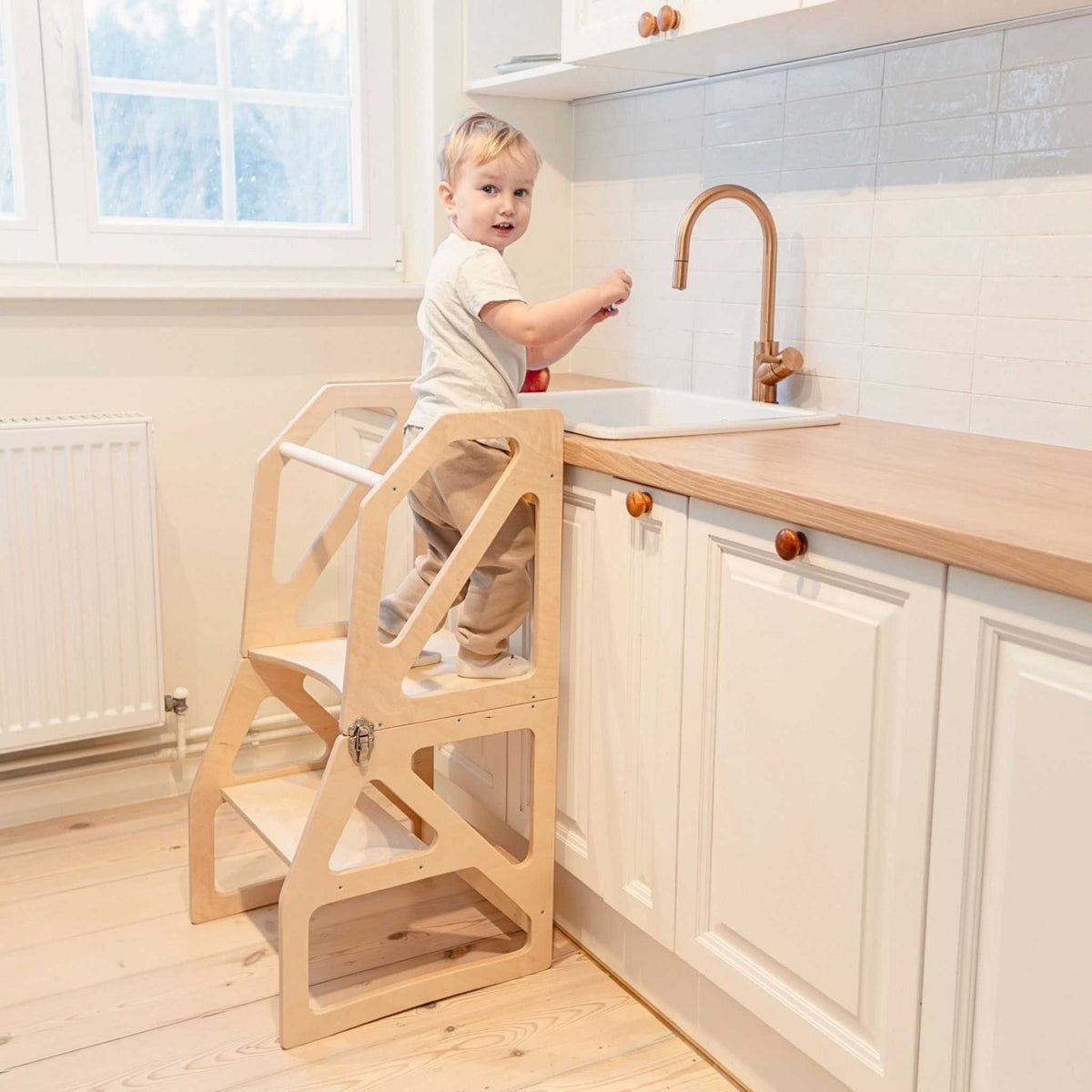 Montessori leertoren Modustep naturel – afbeelding 2