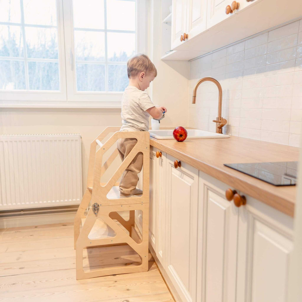 Montessori leertoren Modustep naturel – afbeelding 5