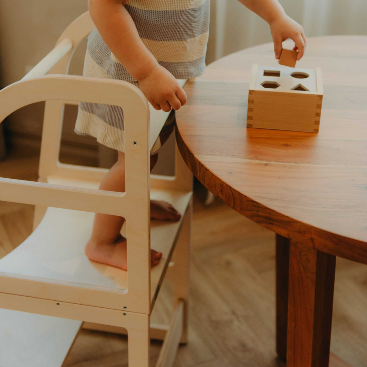 Montessori leertoren Sleekstep naturel – afbeelding 13