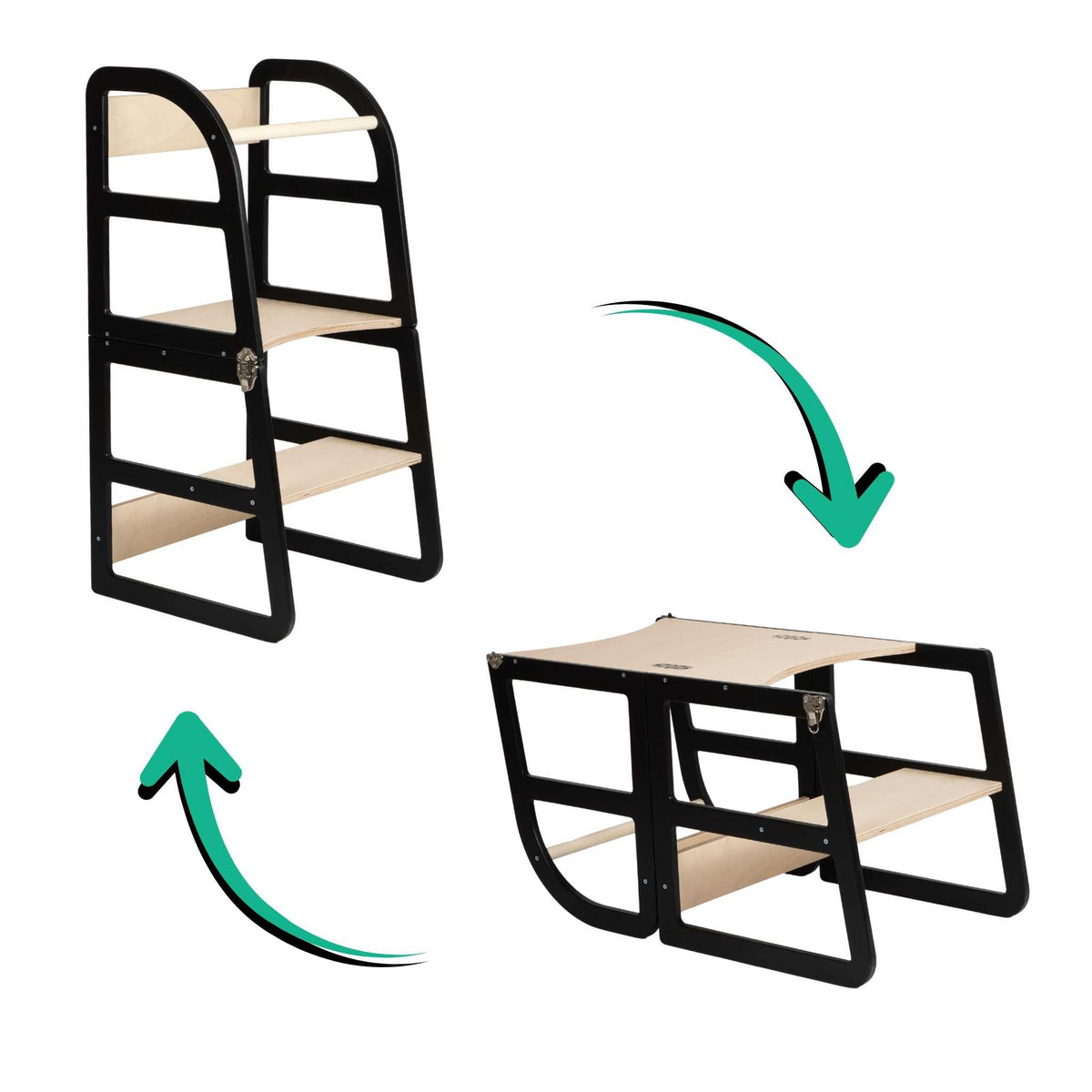Montessori leertoren Sleekstep naturel – afbeelding 14