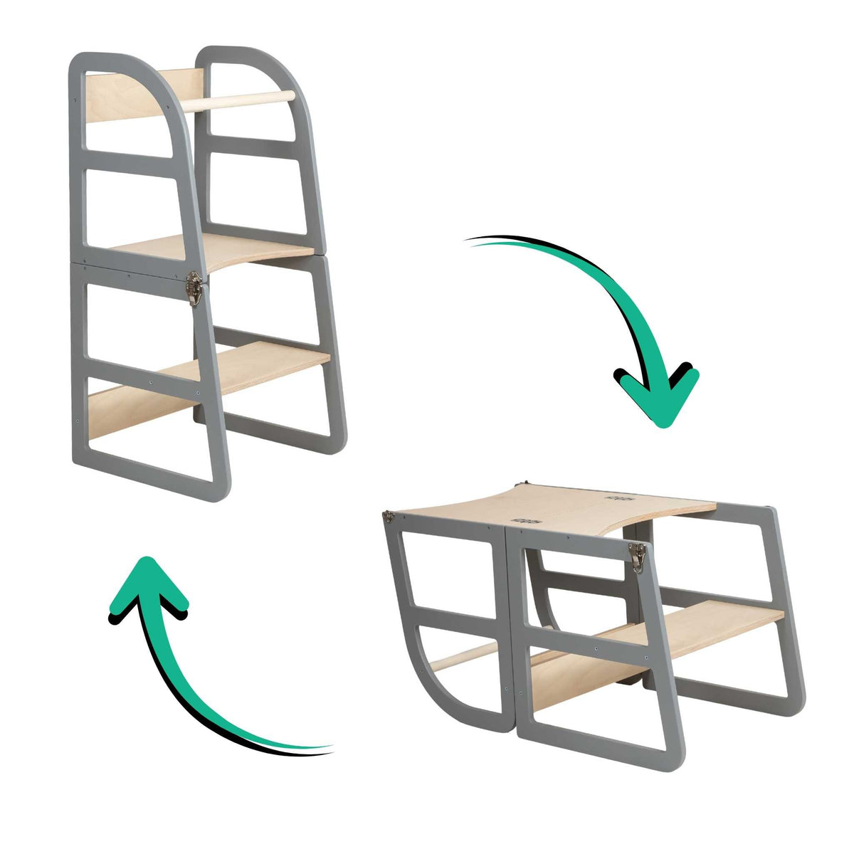 Montessori leertoren Sleekstep naturel – afbeelding 15