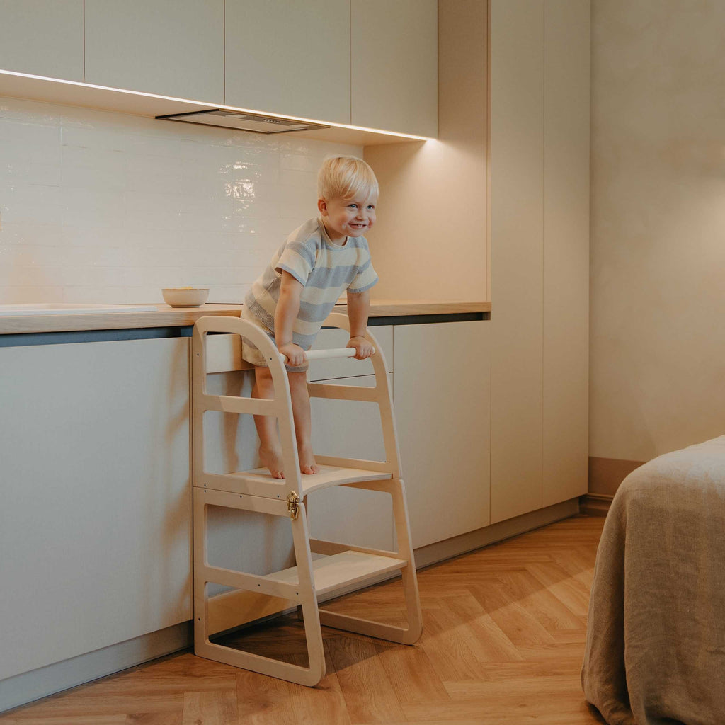 Montessori leertoren Sleekstep naturel – afbeelding 2