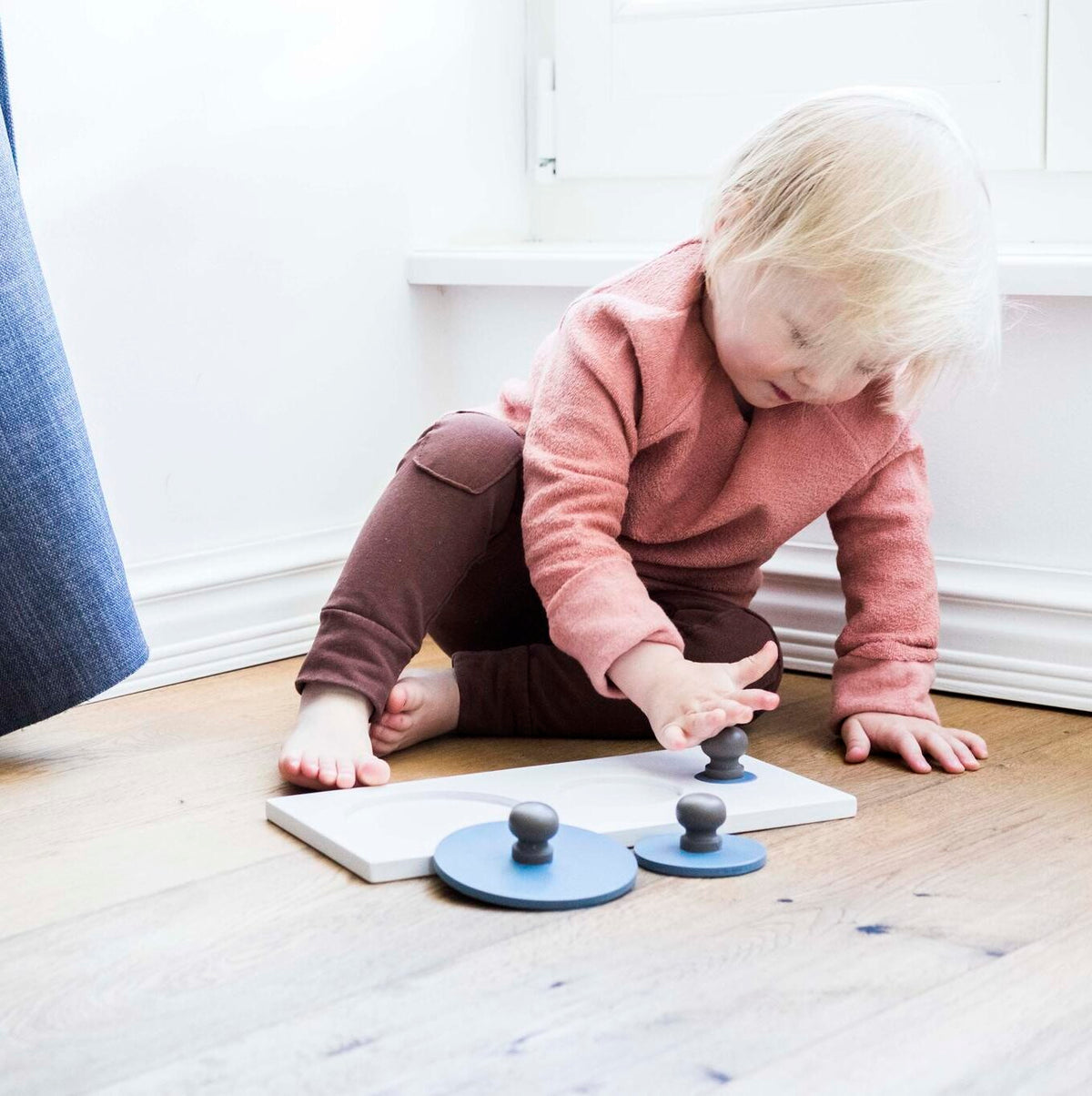 Houten puzzel Montessori cirkels