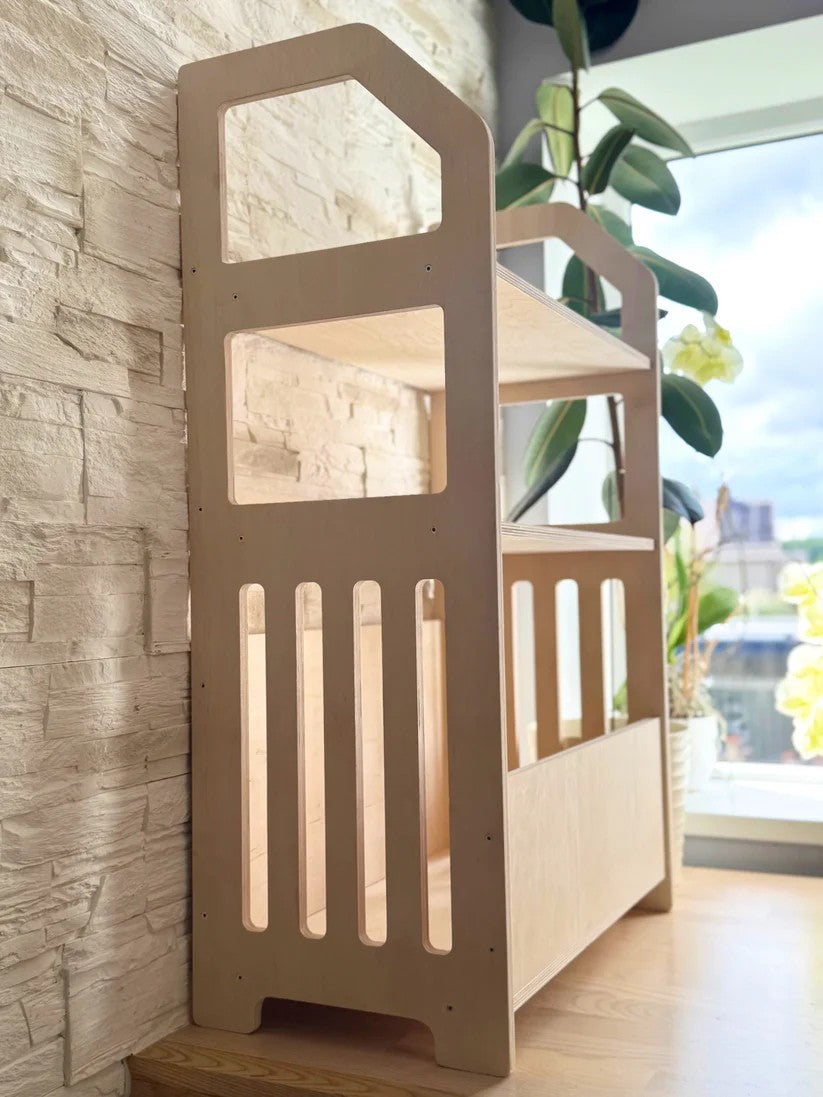 Speelgoedkast Huisje Montessori – afbeelding 2