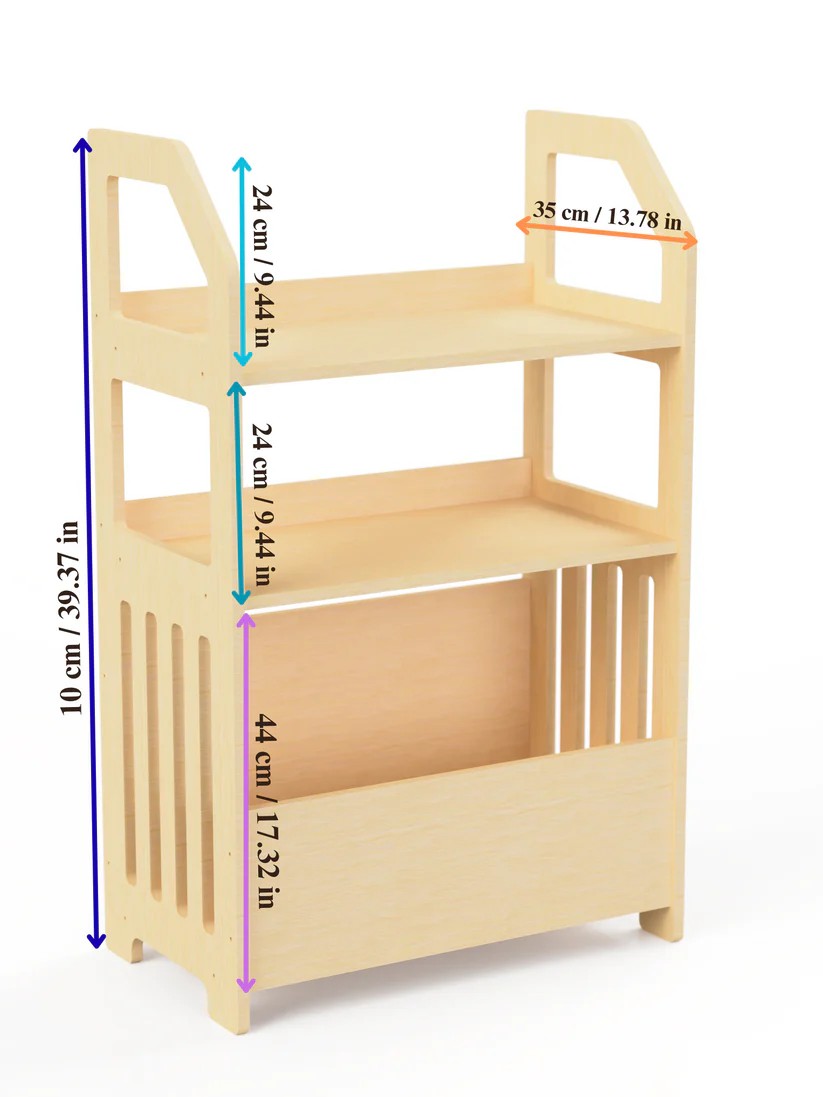 Speelgoedkast Huisje Montessori – afbeelding 5