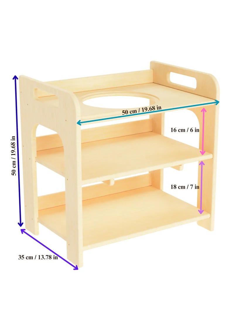 Montessori Wasstation met Deksel – afbeelding 14