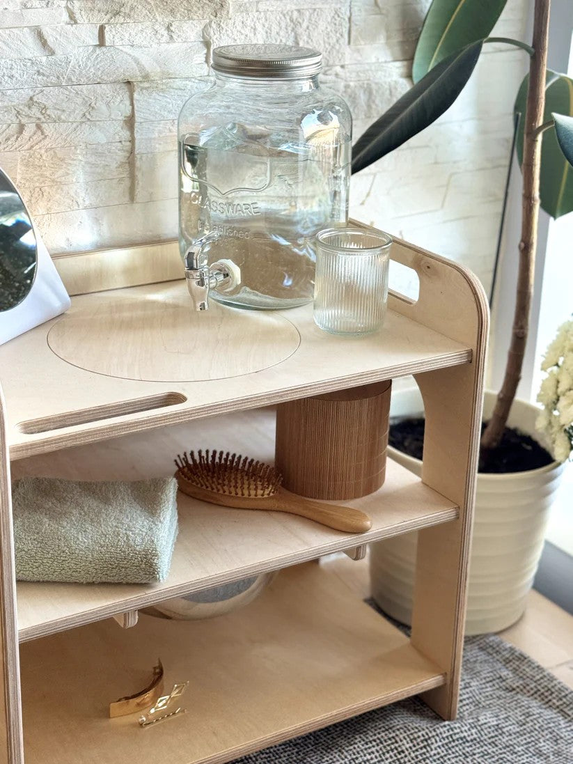 Montessori Wasstation met Deksel – afbeelding 3