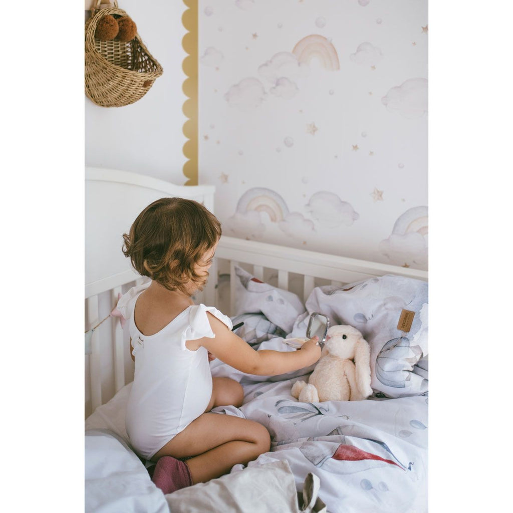Muurstickers kinderkamer – gouden halve cirkels – afbeelding 4