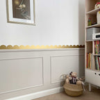 Muurstickers kinderkamer – gouden halve cirkels – afbeelding 5