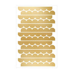 Muurstickers kinderkamer – gouden halve cirkels – afbeelding 7
