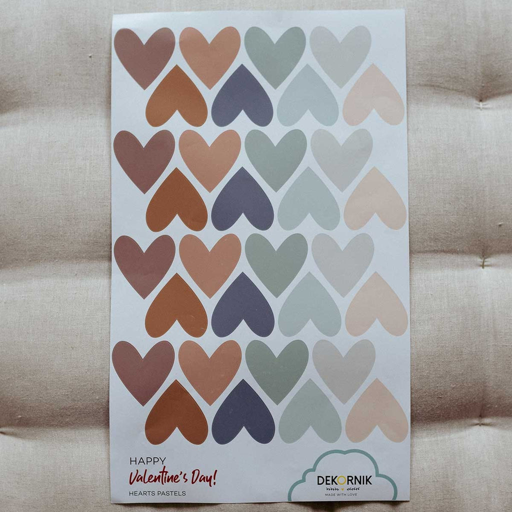 Muurstickers kinderkamer – hartjes cappuccino en blauw – afbeelding 5