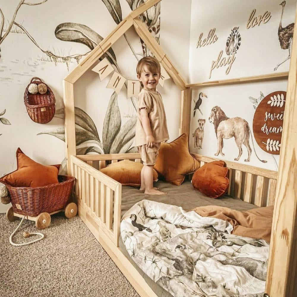 Muurstickers kinderkamer safari dieren Savanna Wonderland – afbeelding 4