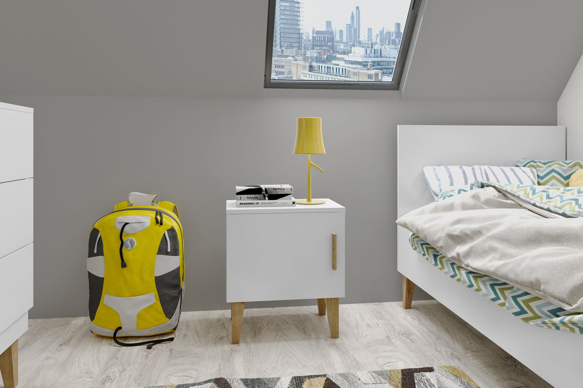 Nachtkastje kinderkamer Kubi wit – afbeelding 5