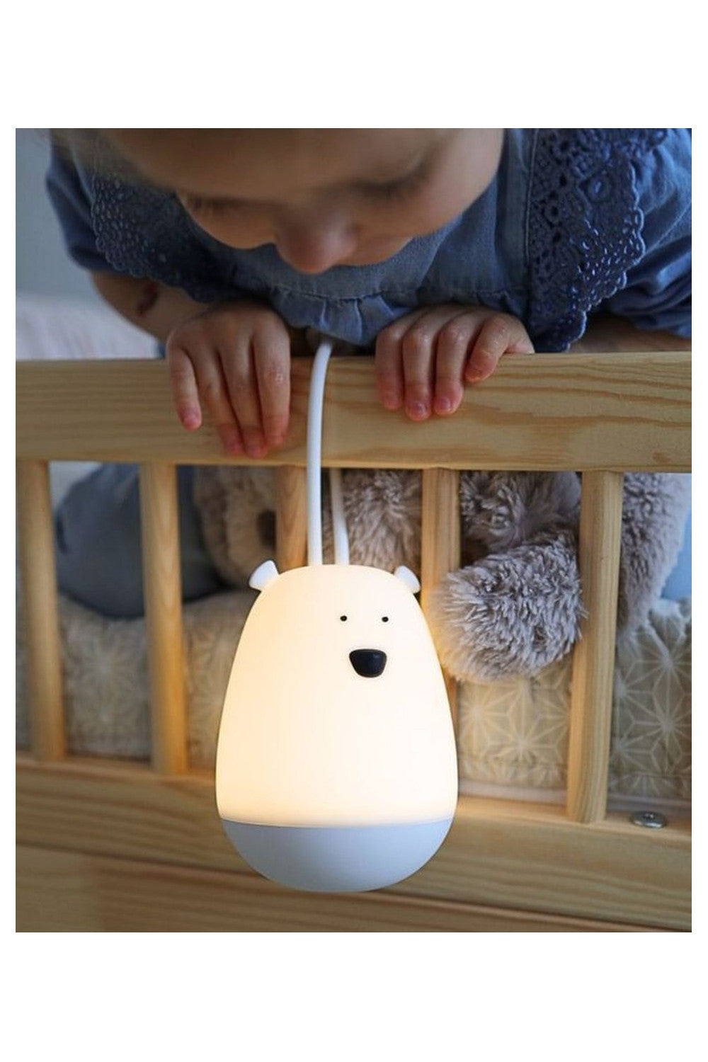 Nachtlampje kind – hangend siliconen lampje met afstandsbediening – afbeelding 4