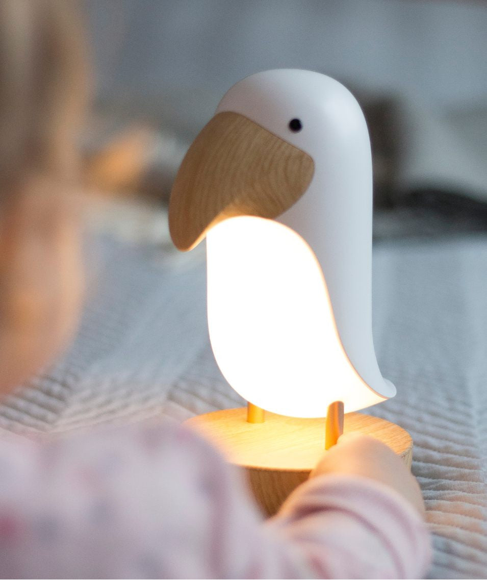 Nachtlampje met speaker vogel wit – afbeelding 8