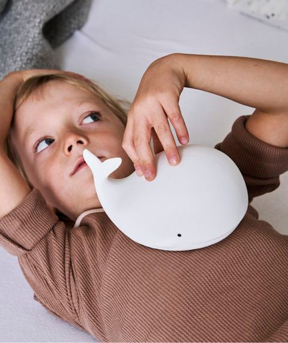 Nachtlampje walvis wit met afstandsbediening – afbeelding 2