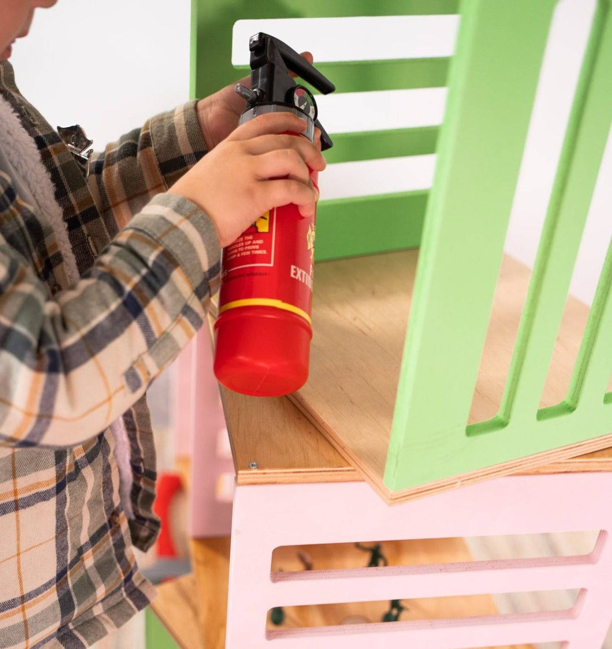 Opbergkubus kinderkamer hout – stapelbaar – afbeelding 5