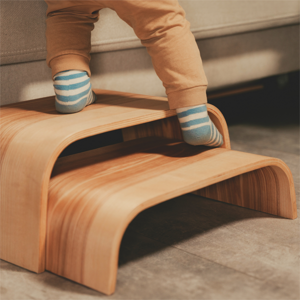Houten Opstapje Set van 2