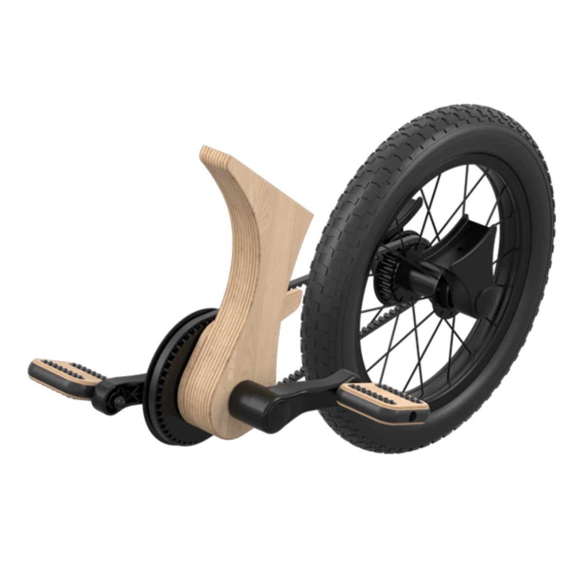 Pedalen uitbreiding voor houten loopfiets 3-in-1
