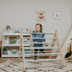 Houten Pikler driehoek pastel – afbeelding 2