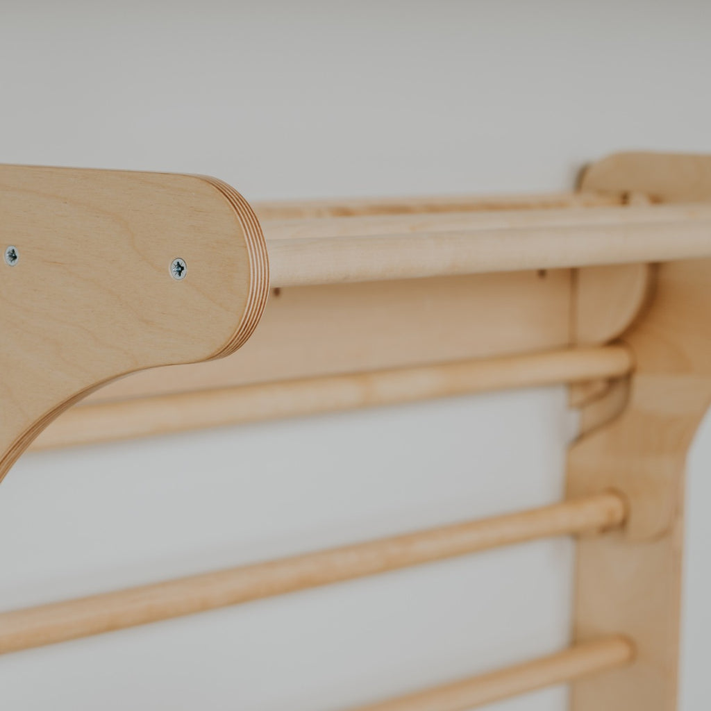 Pikler driehoek met Zweedse wand naturel – afbeelding 6