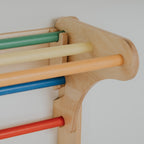 Pikler driehoek met Zweedse wand regenboog – afbeelding 7